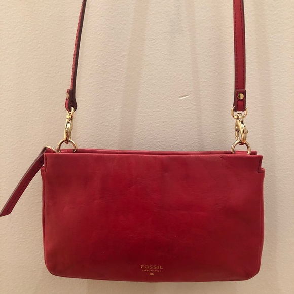 Fossil Small Leather Crossbody - Picture 1 of 4